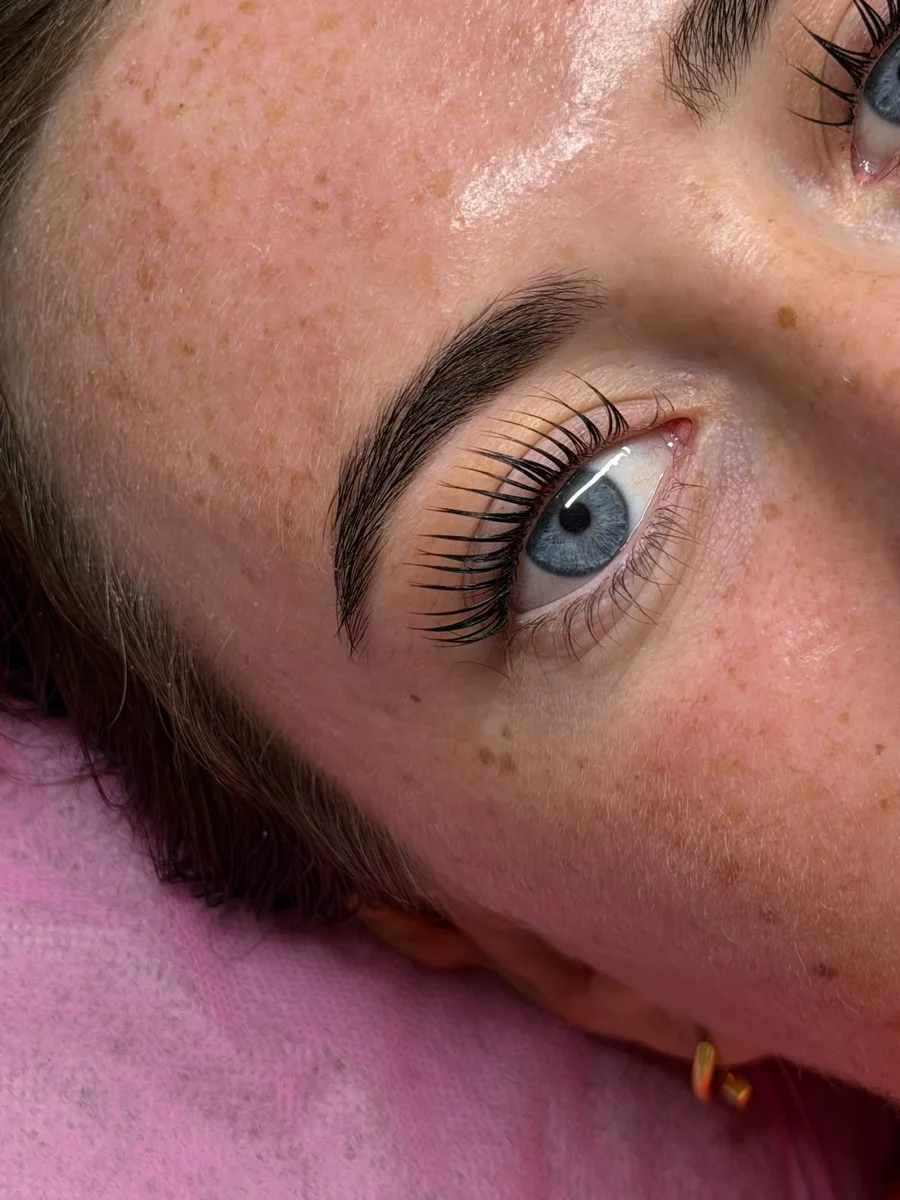 Korean lash lift on natural lashes by Lashes by Sheila Dubai
